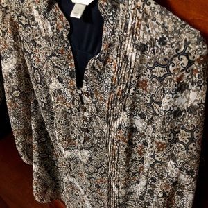 EUC! Small C&B 1/4 button top